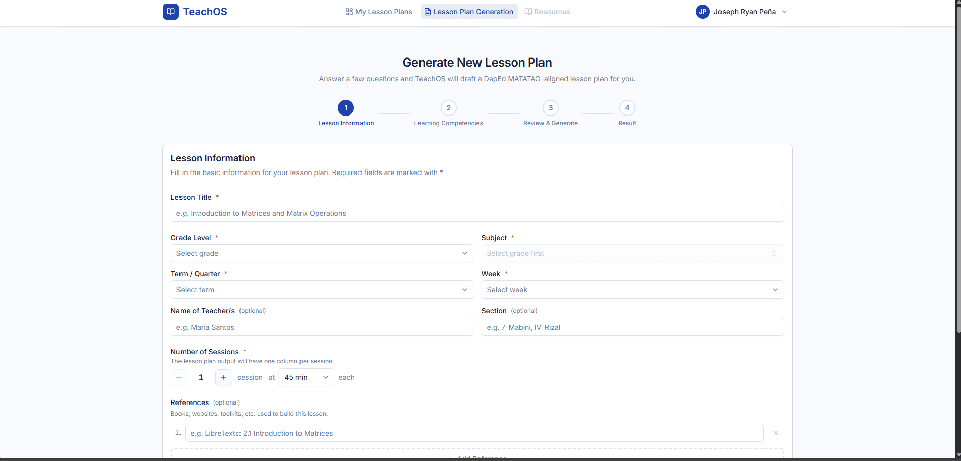 TeachOS product screenshot 2